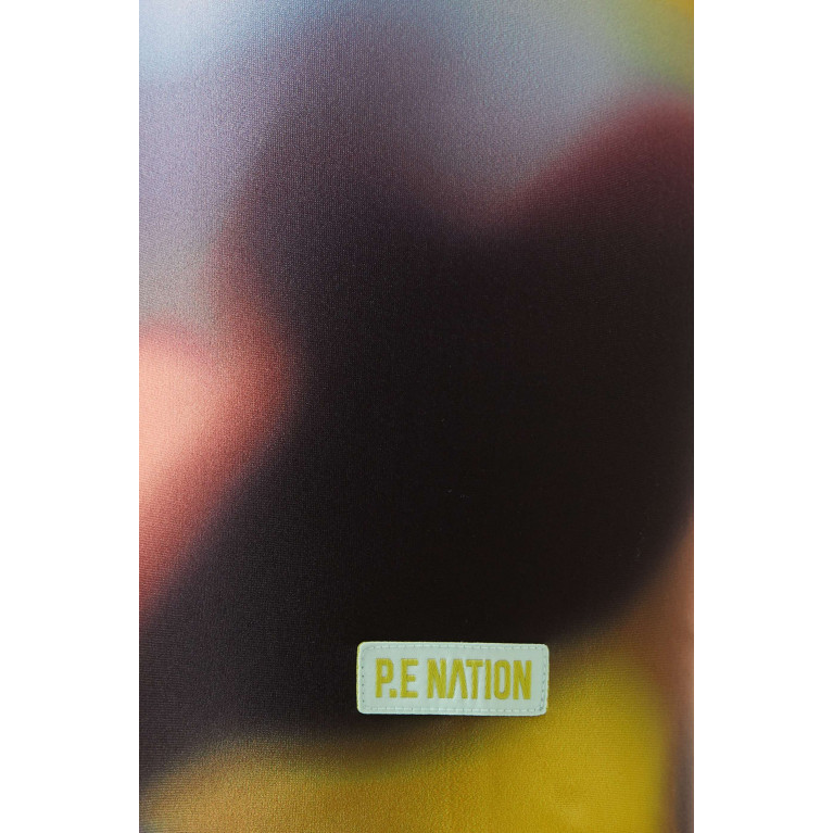 P.E. Nation - Cyper Blur-print Biker Shorts