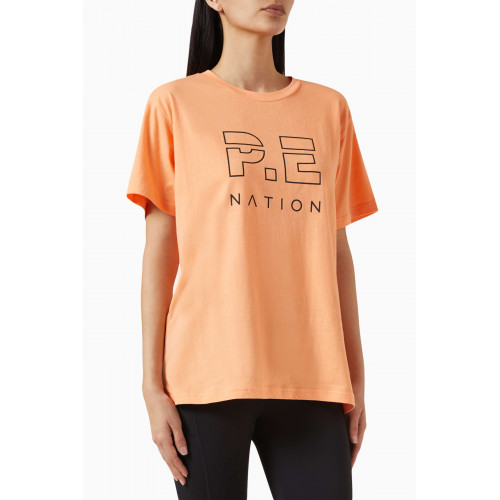 P.E. Nation - Heads Up T-shirt in Organic Cotton Jersey