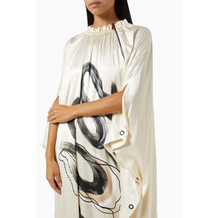 BAQA - Peintur-print Maxi Dress in Viscose