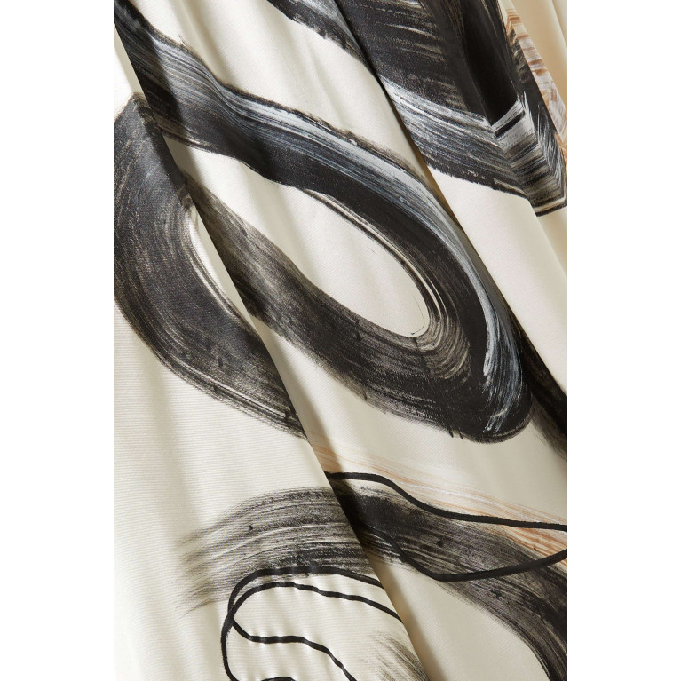 BAQA - Peintur-print Maxi Dress in Viscose