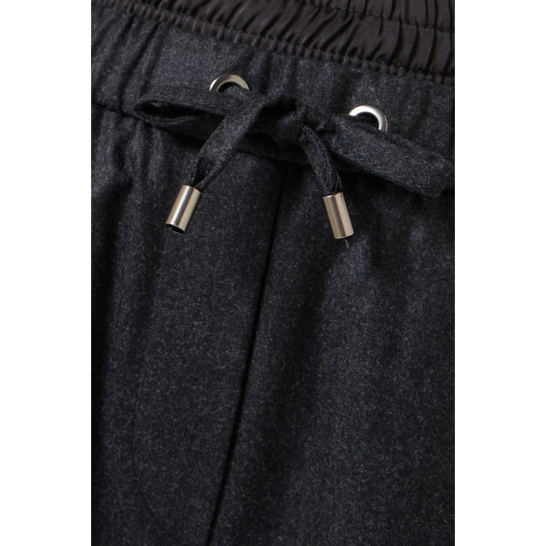 Brunello Cucinelli - Wide-leg Pants in Wool Flannel
