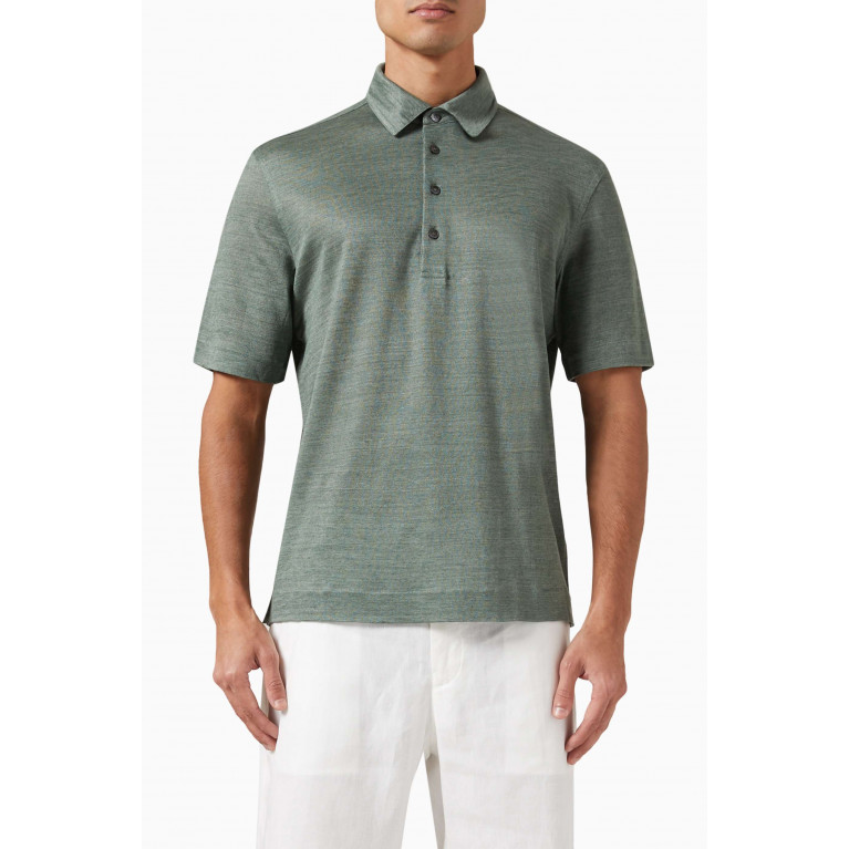 Zegna - Polo Shirt in Linen
