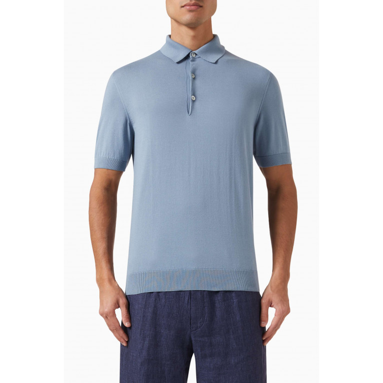 Zegna - Polo Shirt in Cotton-knit