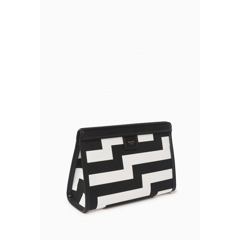 Jimmy Choo - Avenue Print Pouch in Canvas