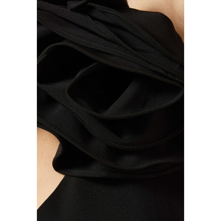 Elle Zeitoune - Elizabeth Halter-neck Dress Black