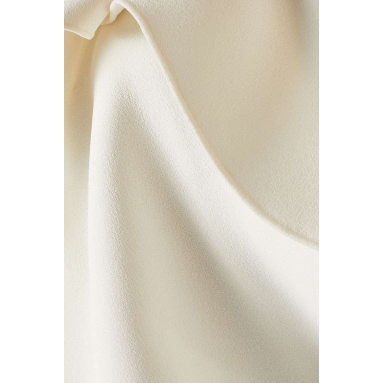 Acler - Rogeron One-shoulder Midi Dress White