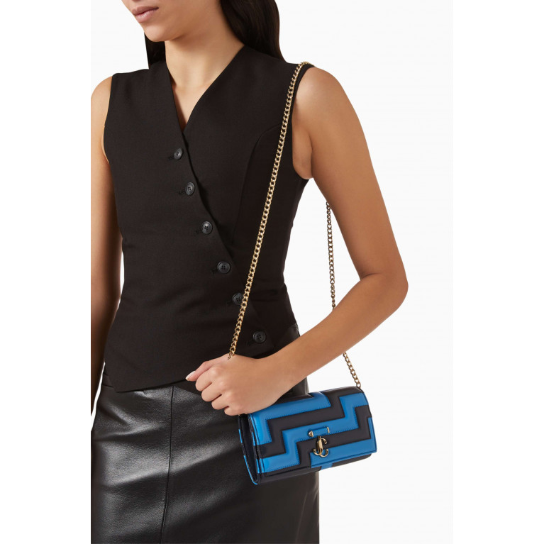 Jimmy Choo - Avenue Chain Wallet in Quilted Nappa