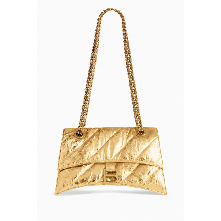 Balenciaga - Chain Bag in Metallized Quilted Calfskin