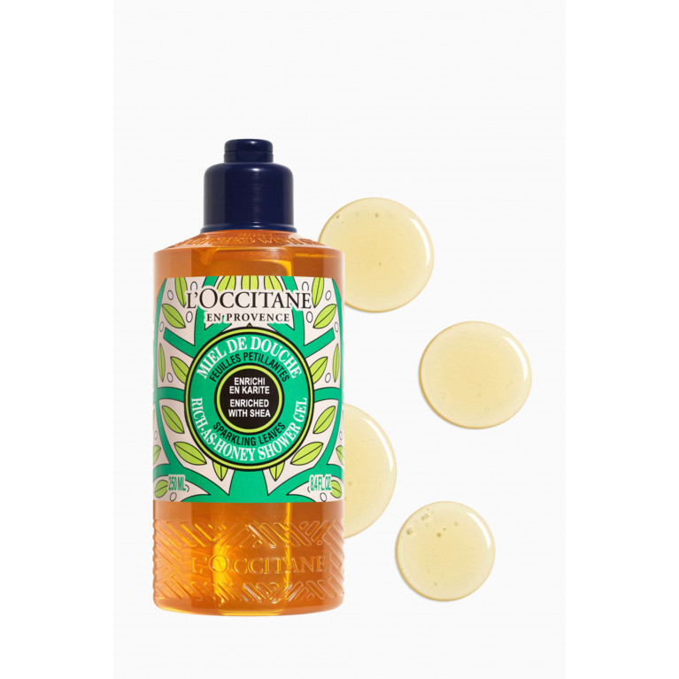 L’Occitane - Shea Sparkling Leaves Rich as Honey Shower Gel, 250ml