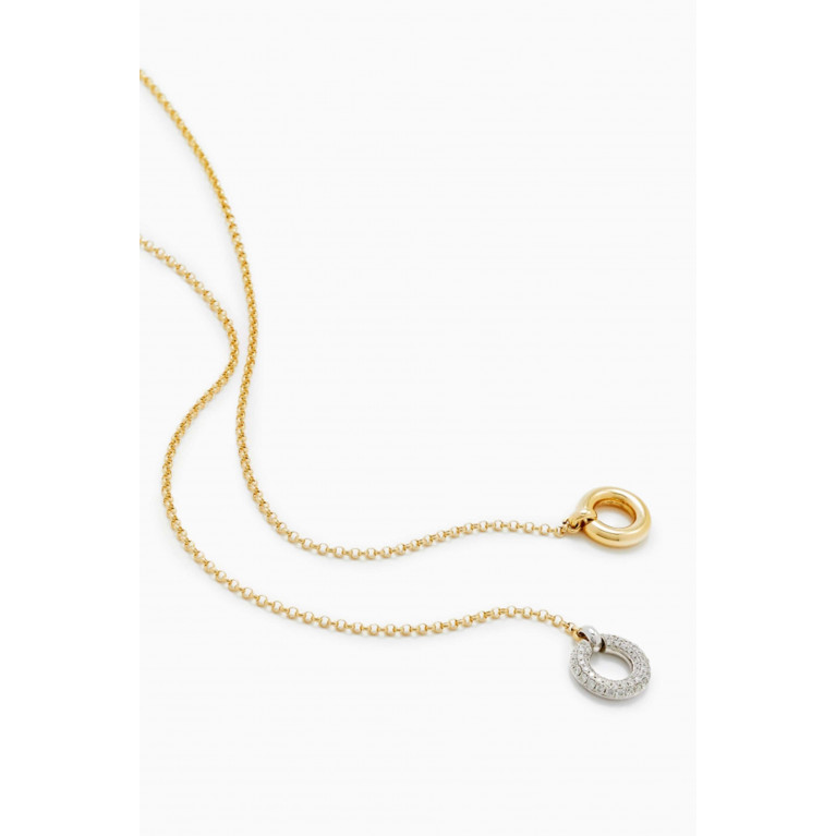 Yvonne Leon - Collier Magique Diamond Necklace in 18kt Gold