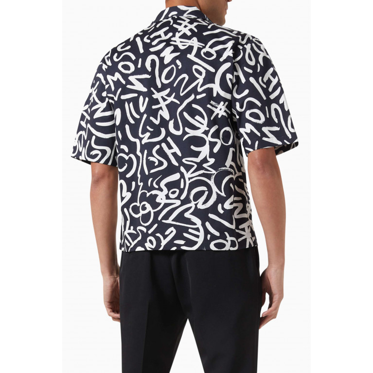 Moschino - Scribble Print Shirt in Cotton