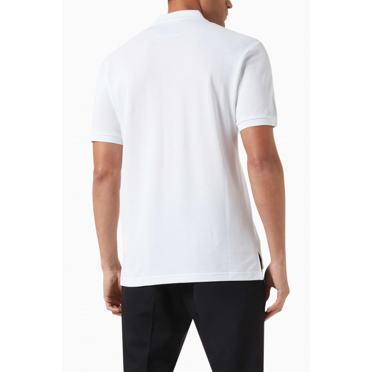Moschino - Logo Polo Shirt in Piqué Cotton