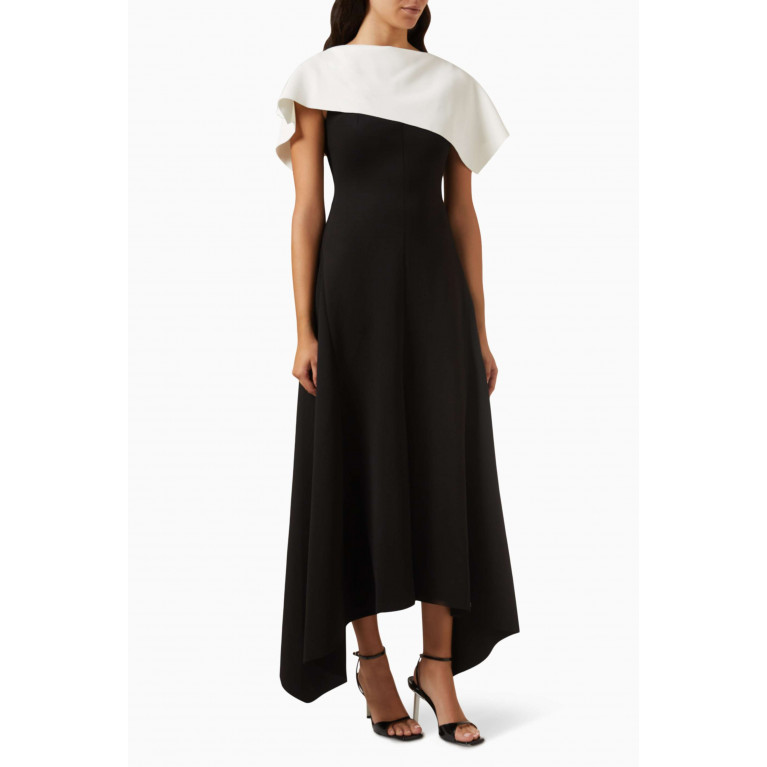 CHATS by C.Dam - Matine Asymmetric Dress in Jersey