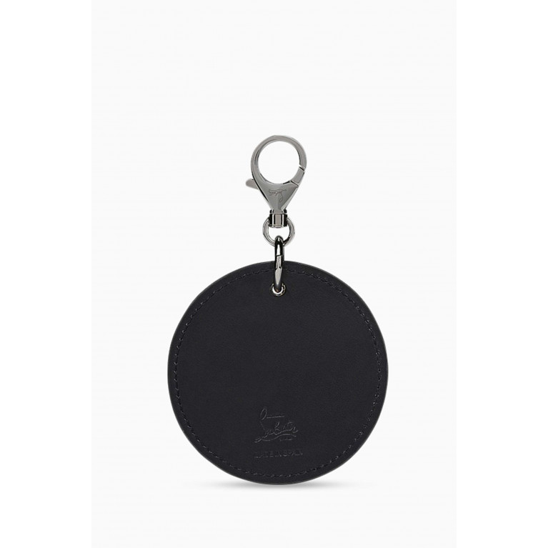 Christian Louboutin - CL Logo Round Bag Charm in Leather