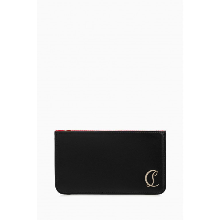 Christian Louboutin - Loubi 54 Zipped Card Holder in Patent Leather