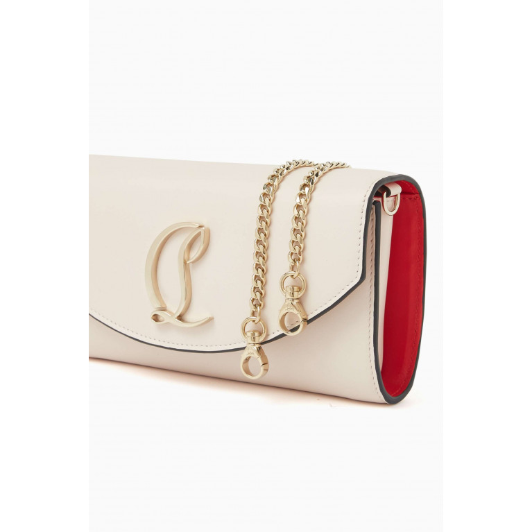 Christian Louboutin - Loubi54 Wallet on Chain in Calf Leather Neutral