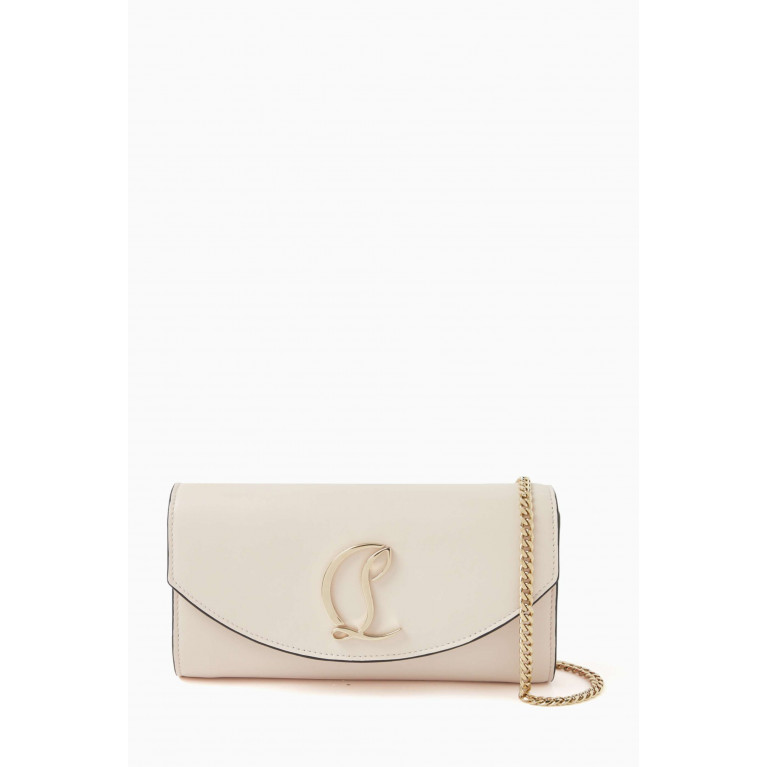 Christian Louboutin - Loubi54 Wallet on Chain in Calf Leather Neutral