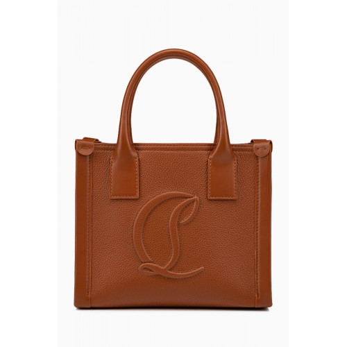 Christian Louboutin - Mini By My Side Tote Bag in Calf Leather Brown