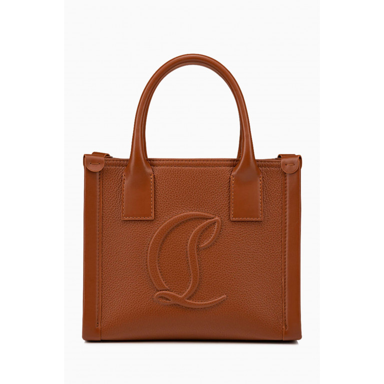 Christian Louboutin - Mini By My Side Tote Bag in Calf Leather Brown