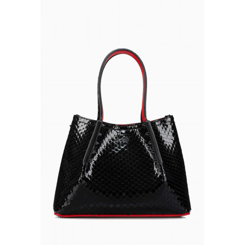 Christian Louboutin - Mini Cabarock Tote Bag in Feather-embossed Leather