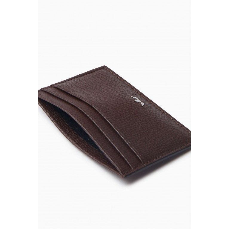 Roderer - Award Card Holder 4cc in Italian Leather Brown