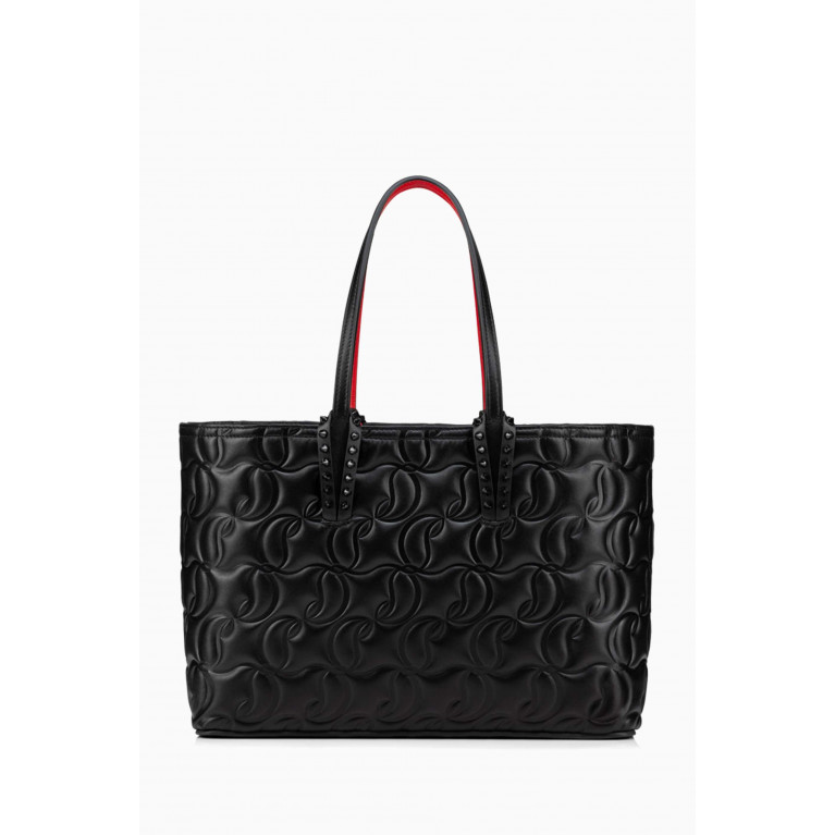 Christian Louboutin - Small Cabata Tote Bag in Embossed CL Nappa Leather