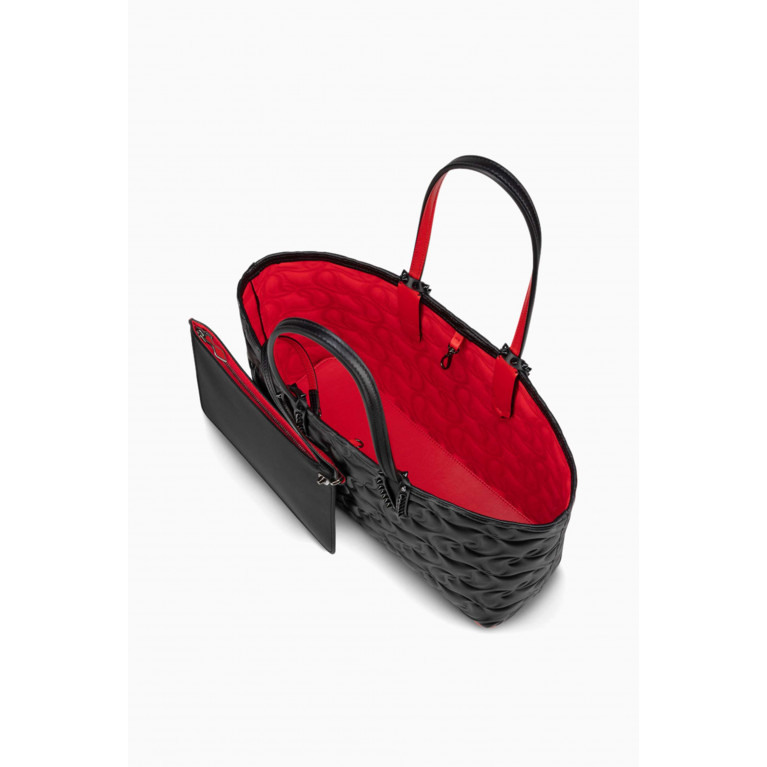 Christian Louboutin - Small Cabata Tote Bag in Embossed CL Nappa Leather