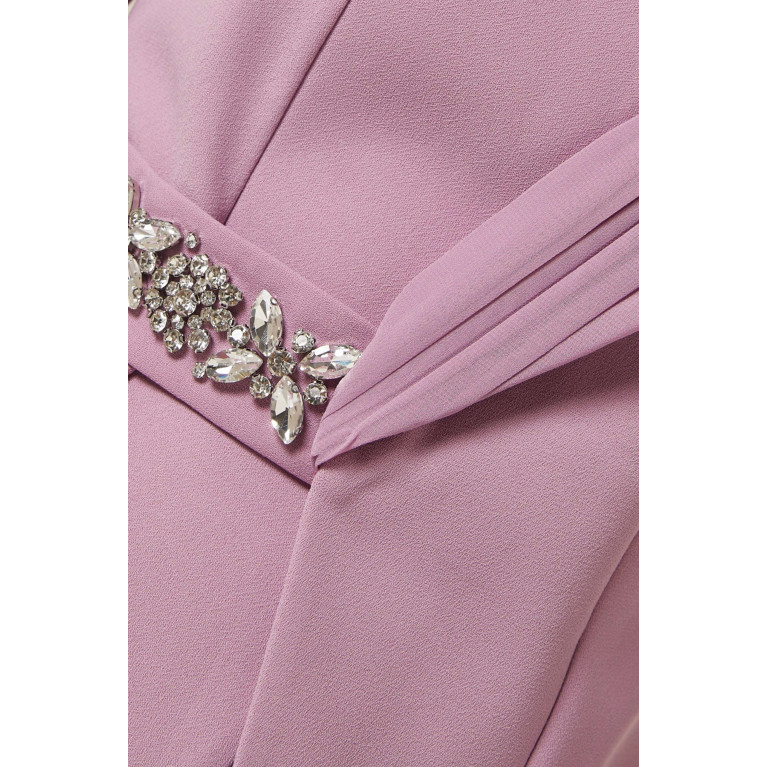 Senna - Emery Maxi Dress in Crepe Pink