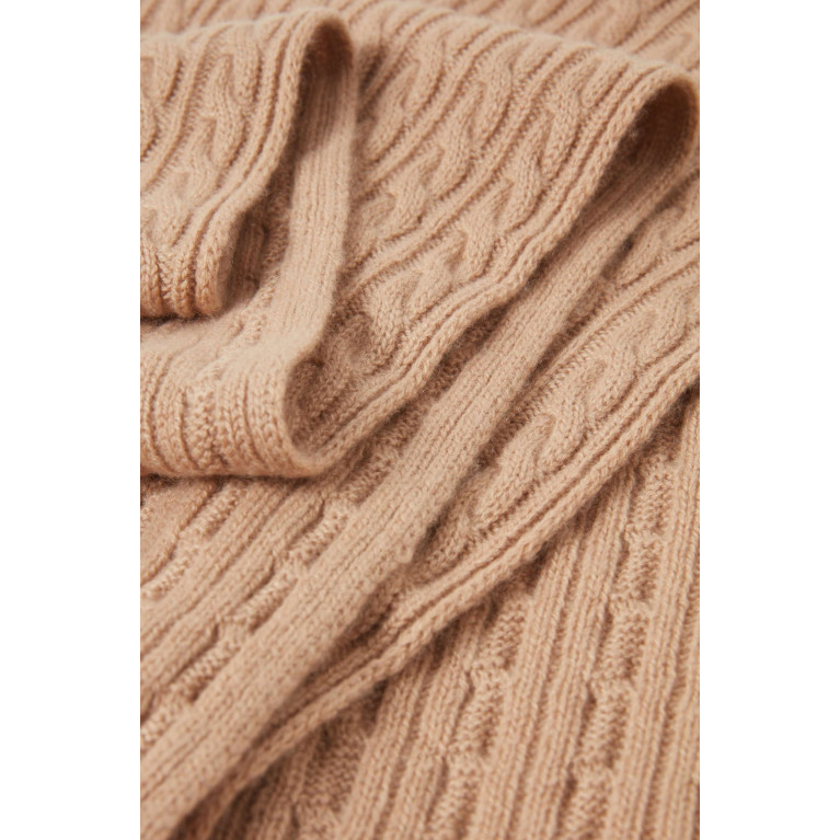 Weekend Max Mara - Agordo Cable-knit Scarf in Cashmere
