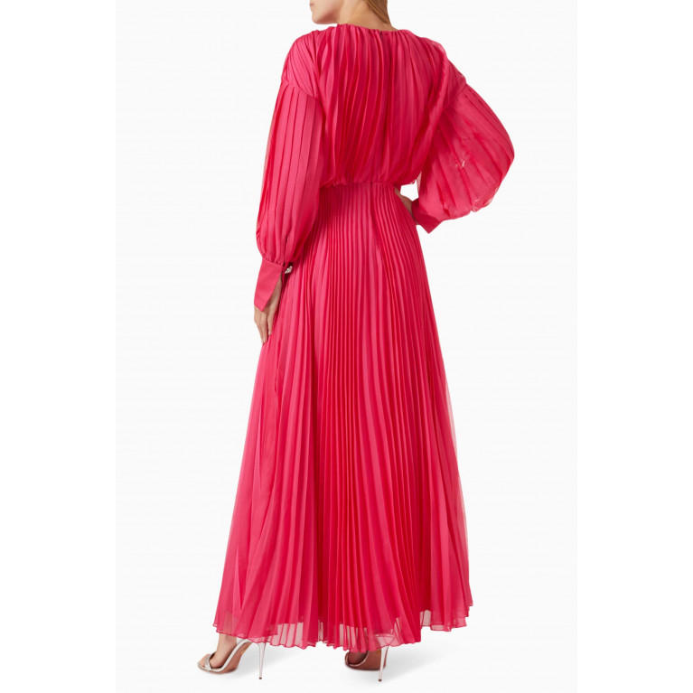 Gizia - Pleated Maxi Dress Pink