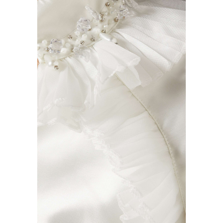Gizia - Lace-detailed Flared Maxi Dress