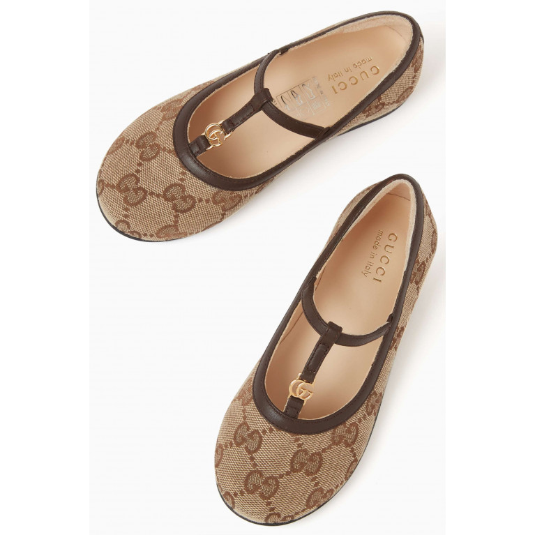 Gucci - Ballet Flats in GG Canvas