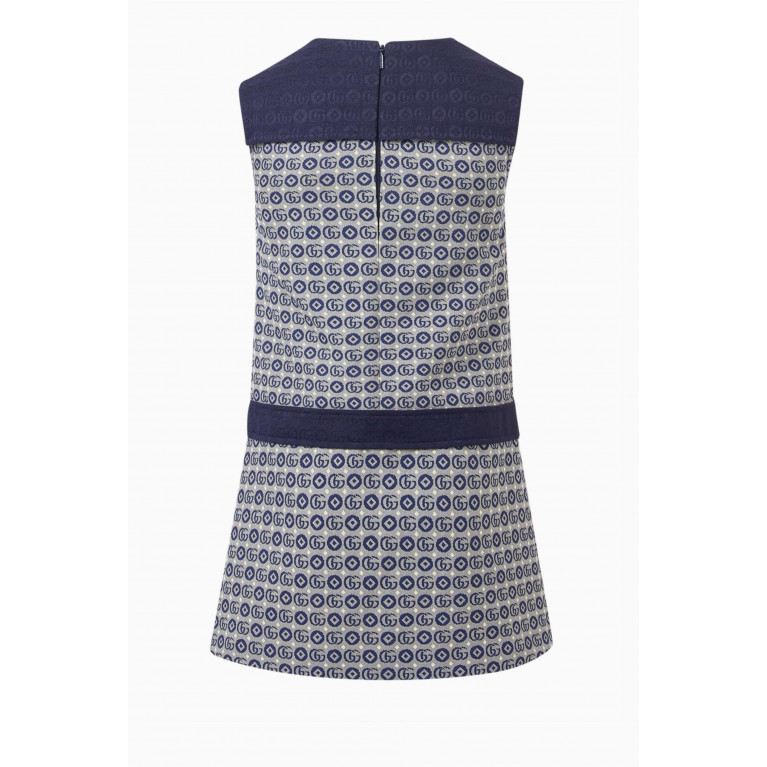 Gucci - Double G-pattern Dress in Cotton