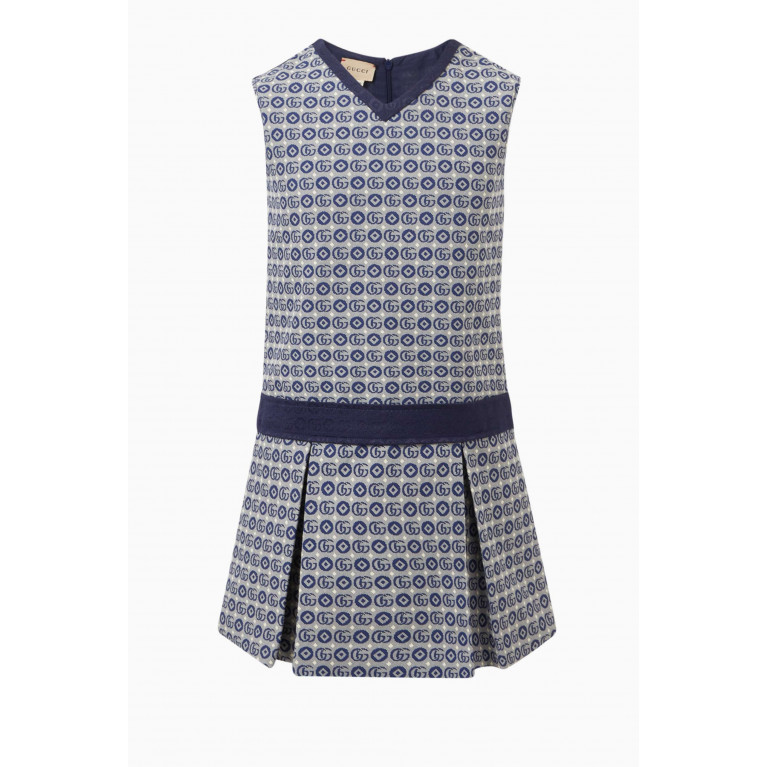 Gucci - Double G-pattern Dress in Cotton