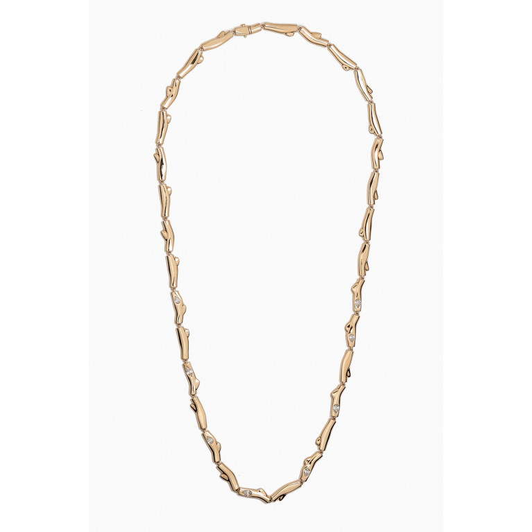 Maison H Jewels - Le Brin Diamond Collar Necklace in 18kt Gold