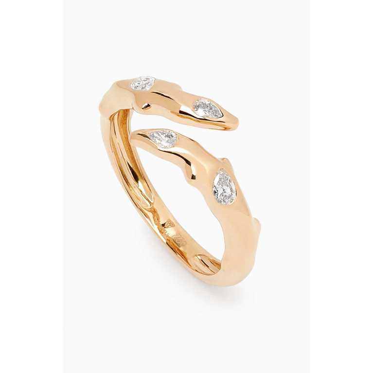 Maison H Jewels - Le Brin Diamond Ring in 18kt Gold