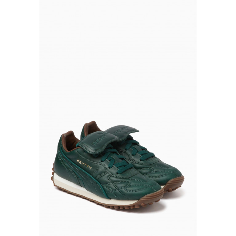 Puma - x Fenty Avanti Low-top Sneakers in Leather Green