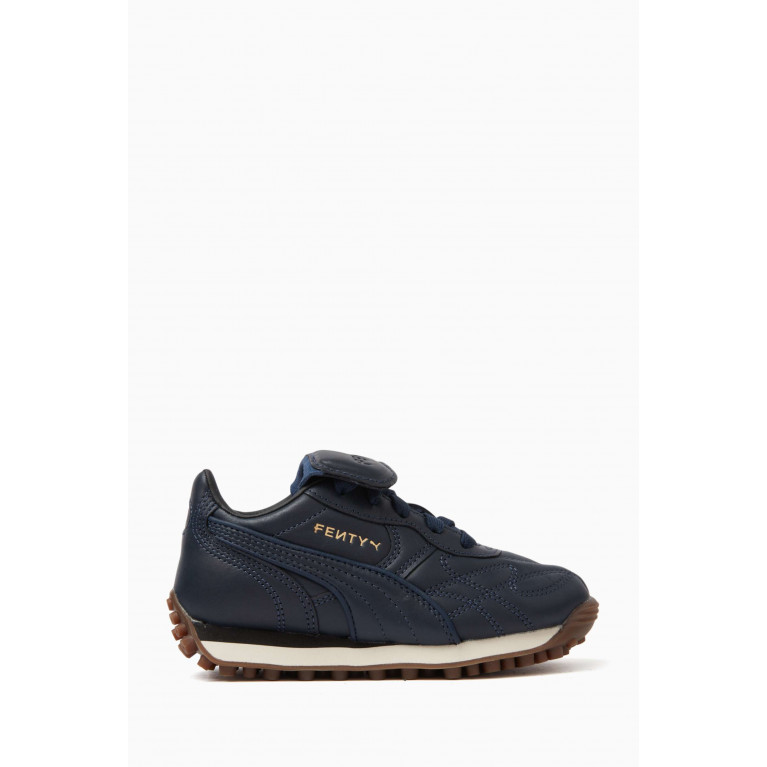Puma - x Fenty Avanti Low-top Sneakers in Leather Blue