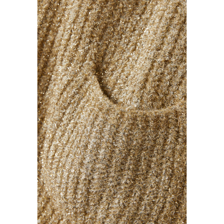 Marella - Yaqui Oversized Cardigan in Lurex-knit
