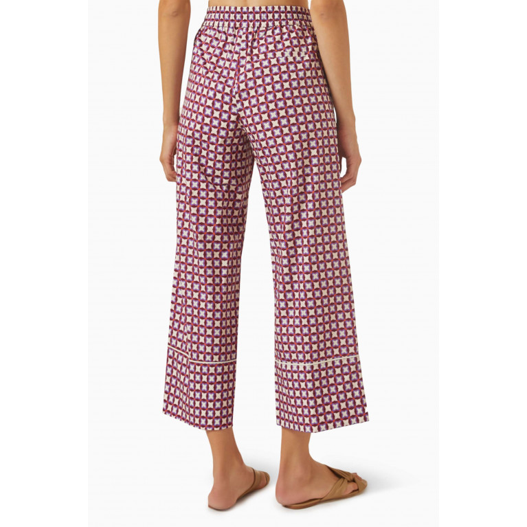 Marella - Giglio Printed Cropped Pants in Cotton