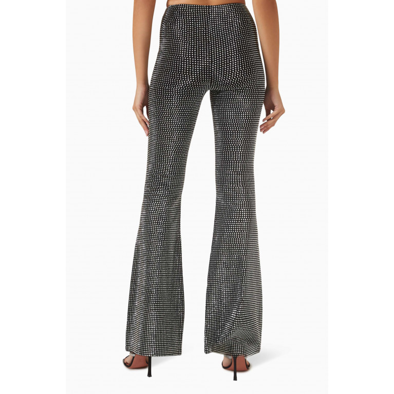 Good American - Crystal Pull-on Flare Leggings in Cotton