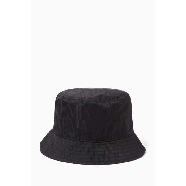 Emporio Armani - EA Text Logo Bucket Hat