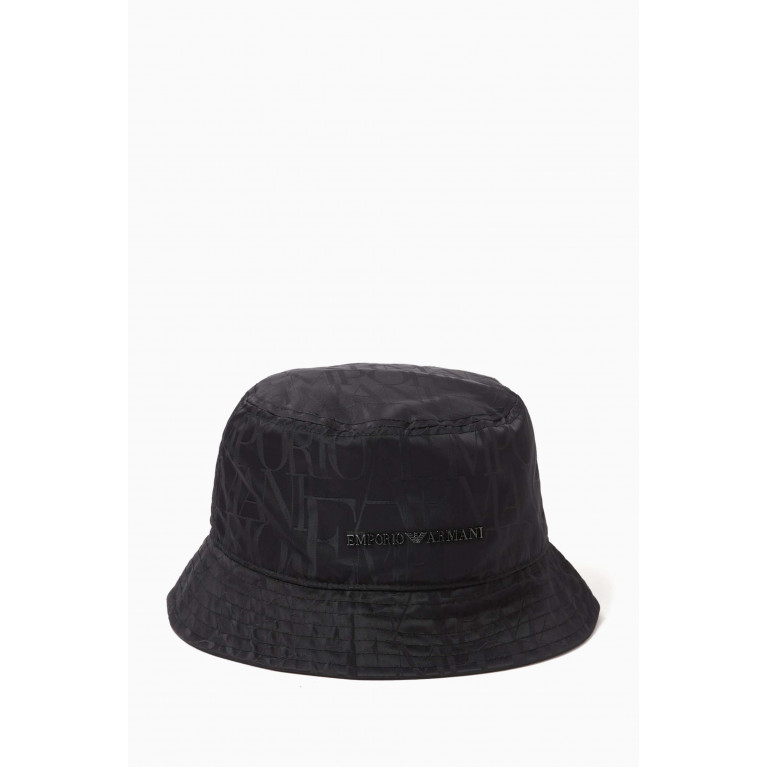 Emporio Armani - EA Text Logo Bucket Hat