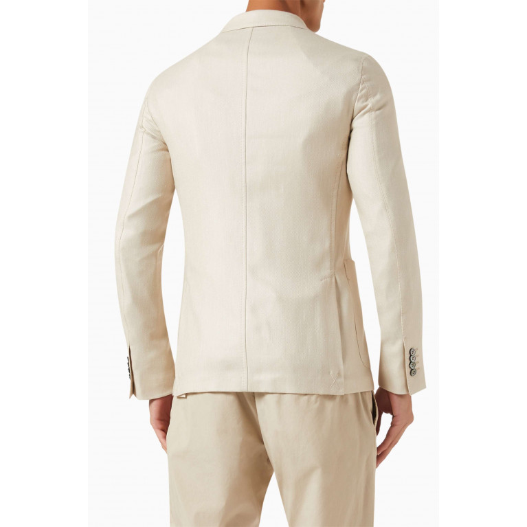 Zegna - Shirt Jacket in Cashmere Silk & Linen-blend