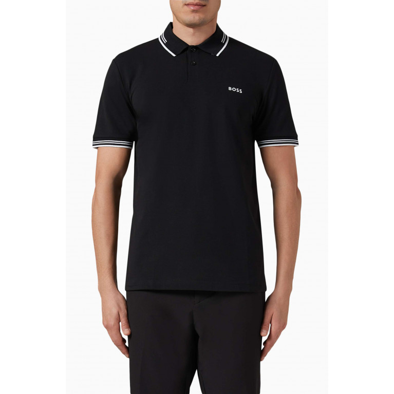 Boss - Paul Slim-fit Polo Shirt in Stretch-cotton