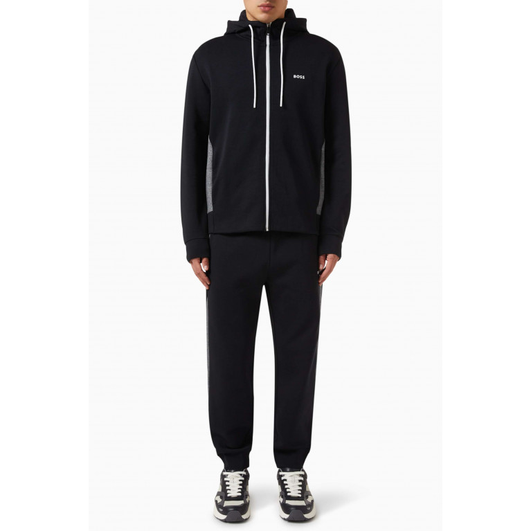 Boss - Logo Track Suit Set in Stretch Cotton