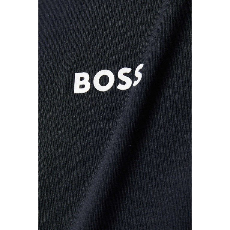 Boss - Logo T-shirt in Stretch Cotton