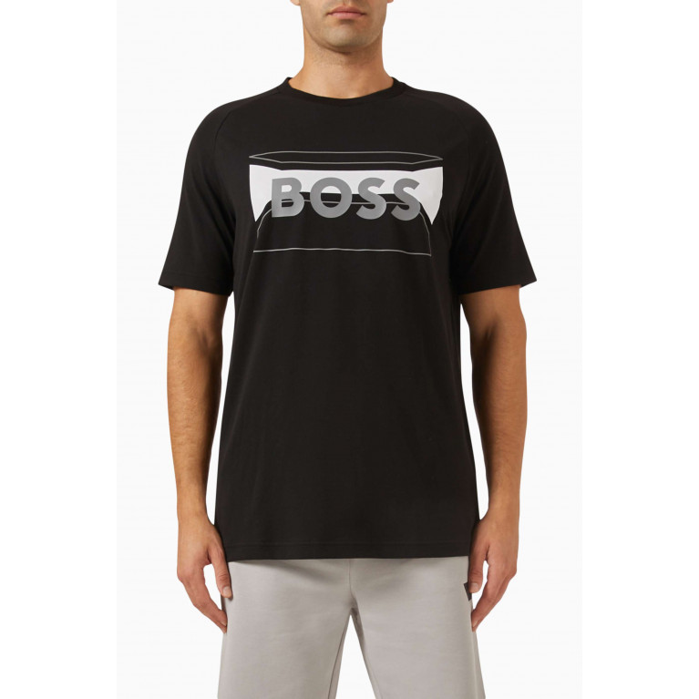 Boss - Tee 2 Logo-print T-shirt in Cotton-jersey