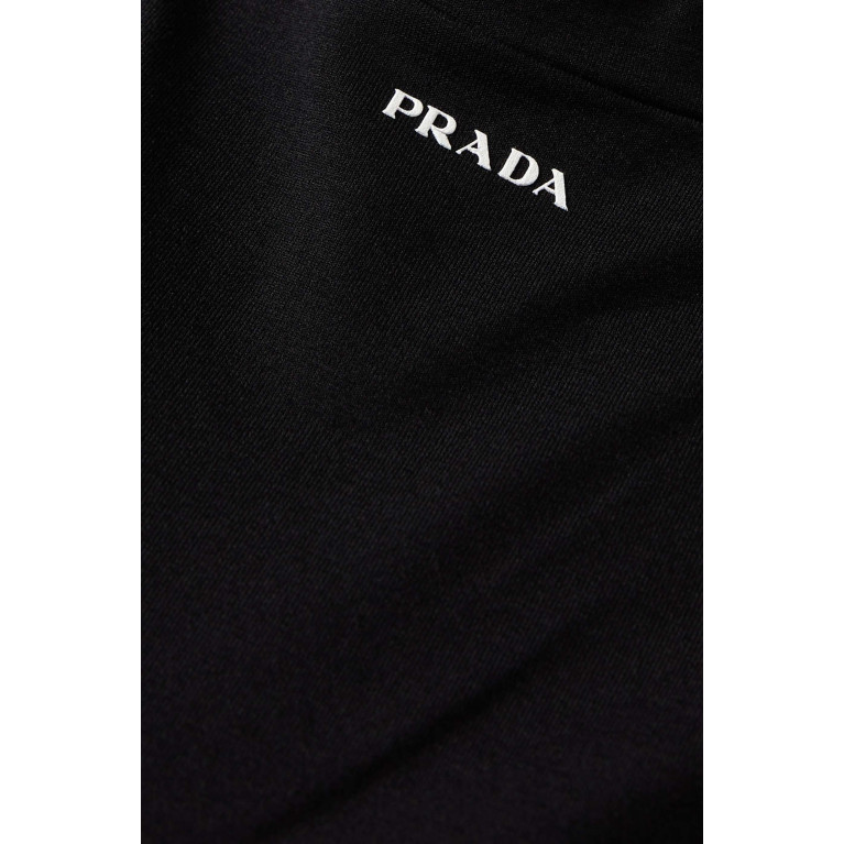 Prada - Logo T-shirt in Stretch Cotton-jersey