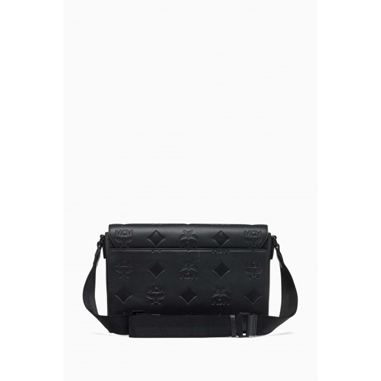 MCM - Klassik Messenger Bag in Natural Nappa Leather